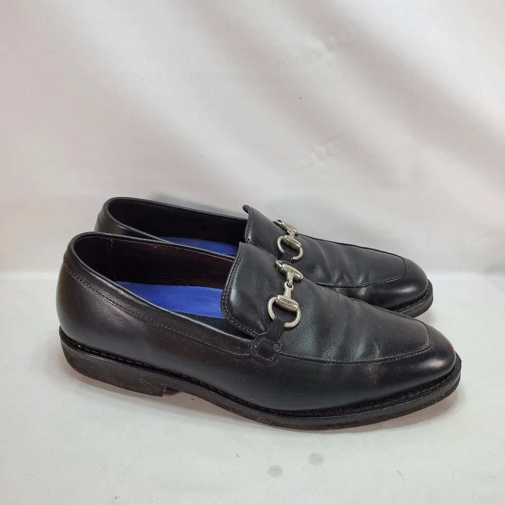 Allen Edmonds Horsebit Loafer 9 D Black Road Warriors Leather Dress‎ Shoes 1754